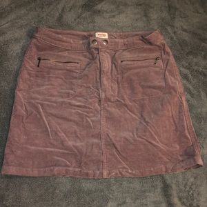 Suede Skirt